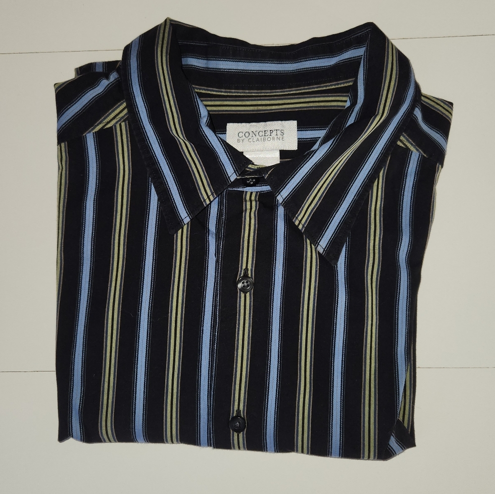 Concepts By Claiborne XXL Black & Blue